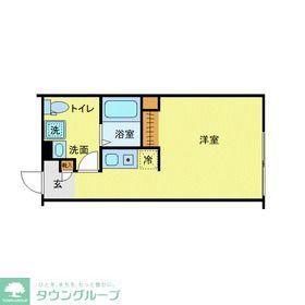 フィオーネ東尾久(ワンルーム/4階)の間取り写真