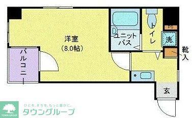 FYSビル(1K/5階)の間取り写真