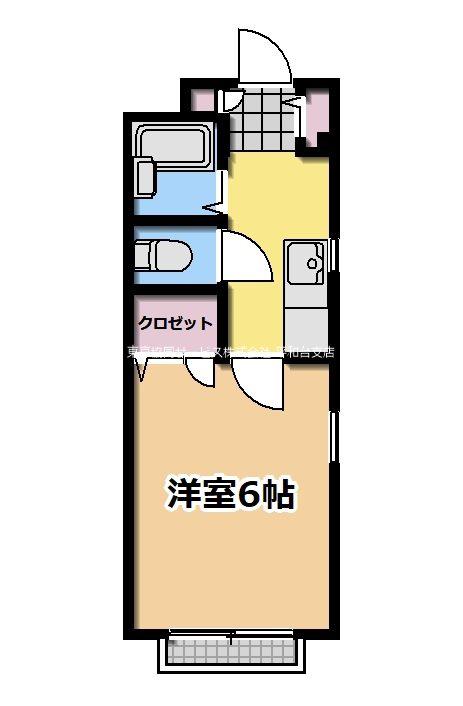 マイ パレス(1K/2階)の間取り写真