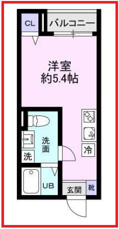 エーピーティー柴又(ワンルーム/2階)の間取り写真