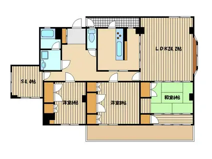 松村ビルツー(3SLDK/3階)の間取り写真