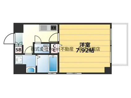 サンライト吉野II(1K/2階)の間取り写真