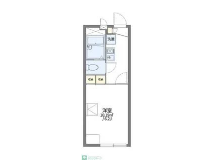 レオパレスシュトラール(1K/2階)の間取り写真