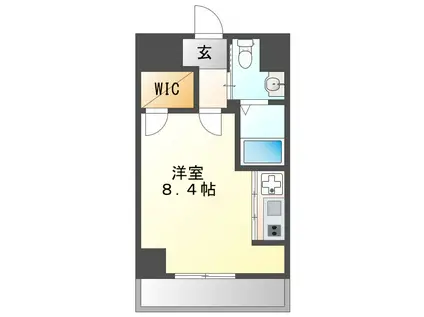 リベール名駅南(ワンルーム/5階)の間取り写真