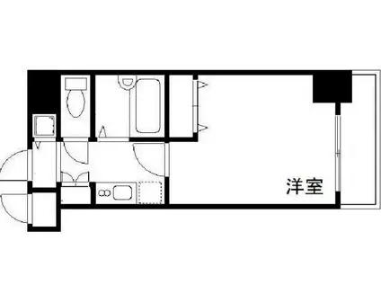 トーシンフェニックス笹塚駅前弐番館(1K/2階)の間取り写真