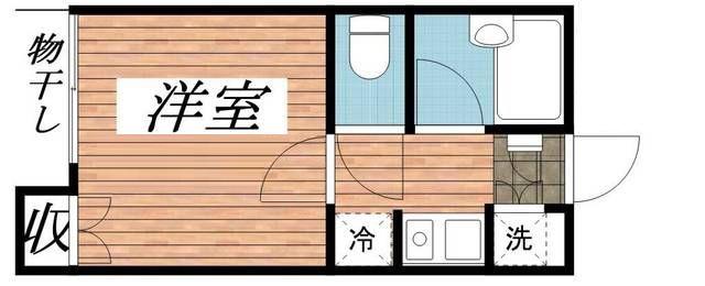 K-HOUSE江古田(1K/1階)の間取り写真