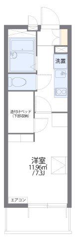 レオパレス南一番(1K/3階)の間取り写真
