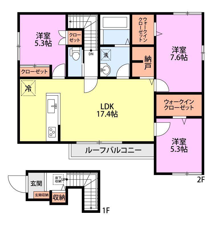 板橋2丁目計画(3SLDK/2階)の間取り写真