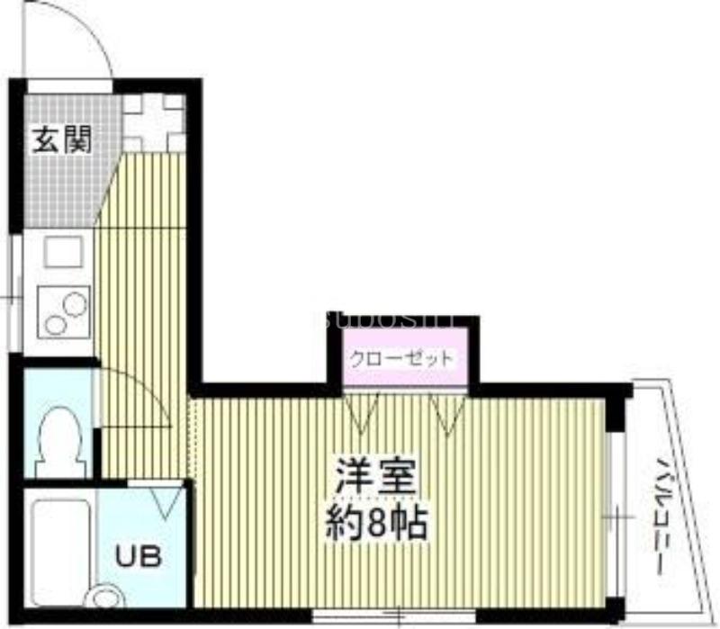 アルス下北沢(ワンルーム/2階)の間取り写真