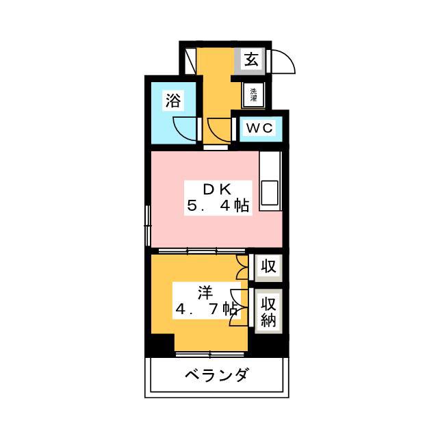 藤和シティホームズ板橋大山弐番館(1DK/3階)の間取り写真