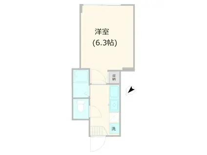 グランヴィア荻窪(1K/3階)の間取り写真