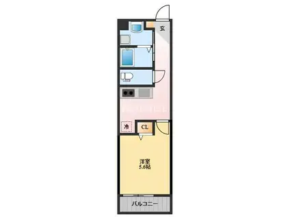TAISHINKAI(1K/2階)の間取り写真