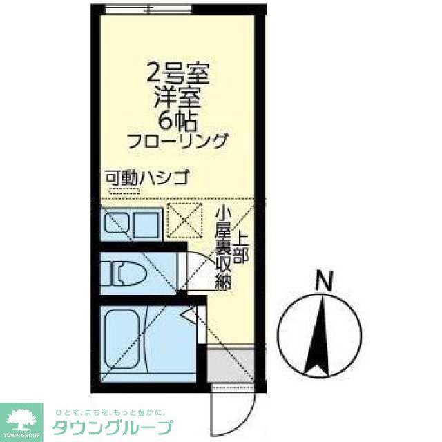 ユナイト追浜ジョルジャ・メローニ(ワンルーム/1階)の間取り写真