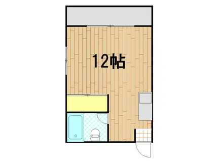 コーポネクステージ(ワンルーム/2階)の間取り写真