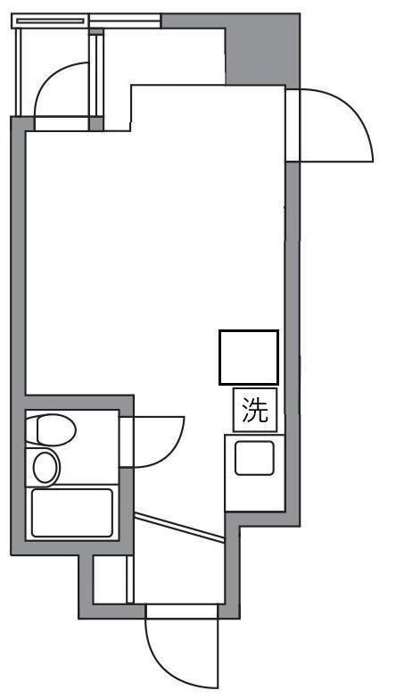 グランバリュー八王子北野(ワンルーム/5階)の間取り写真