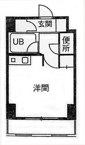 コナビック 紺屋町(ワンルーム/2階)の間取り写真