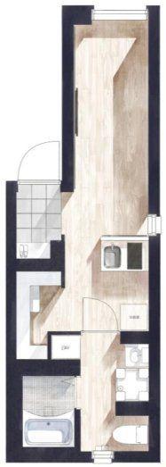 SAKURACROSSRESIDENCE(ワンルーム/3階)の間取り写真
