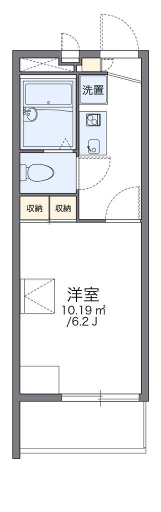 レオパレスMS(1K/3階)の間取り写真