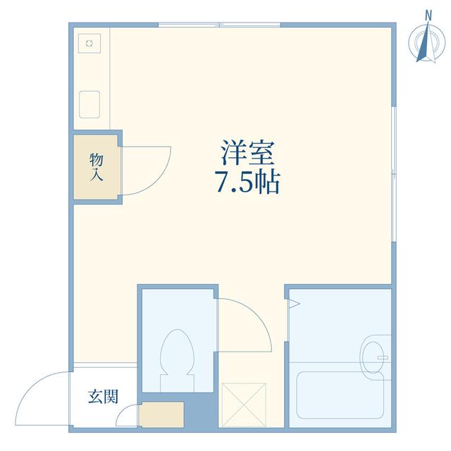 サンライズA(ワンルーム/1階)の間取り写真