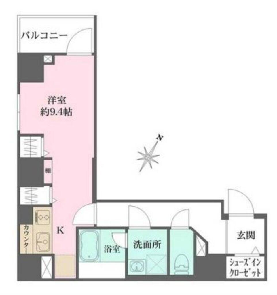 ワーフ文京茗荷谷(ワンルーム/2階)の間取り写真