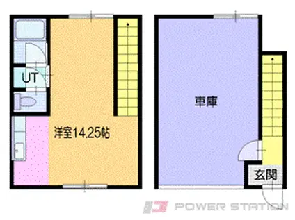 シーサイドはまなす(ワンルーム/1階)の間取り写真