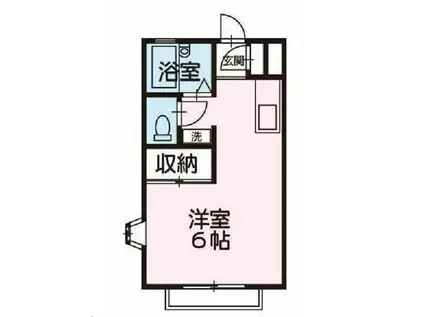 柴田ハイツ(1K/1階)の間取り写真