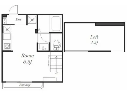 ルラキス保土ケ谷(ワンルーム/1階)の間取り写真