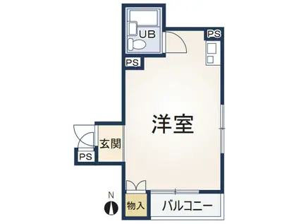 KOYAエスパシオ中之島(1K/3階)の間取り写真