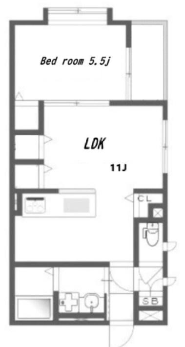 パークTAKASHO(1LDK/3階)の間取り写真