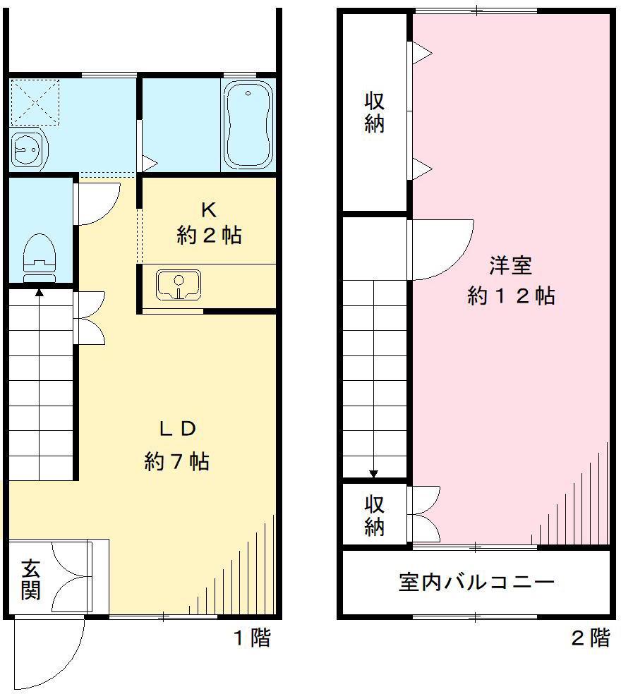 ミルキィーウェイ(1LDK/1階)の間取り写真