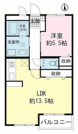 レアールマリカ(1LDK/3階)の間取り写真