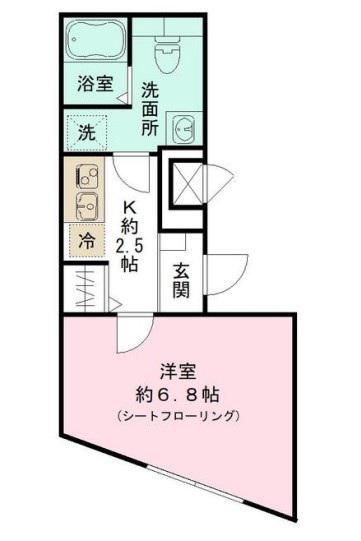 BRIO亀有(1K/5階)の間取り写真