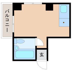 アーバンハイツ神田南(ワンルーム/2階)の間取り写真