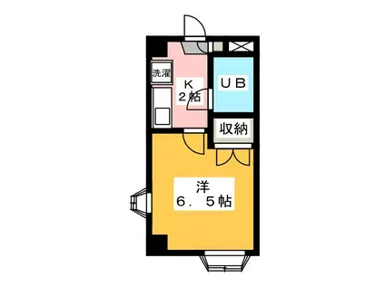 メゾン・ド・エム(1K/3階)の間取り写真