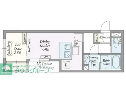 MY STYLE VINTAGE みずほ台(1DK/3階)の間取り写真