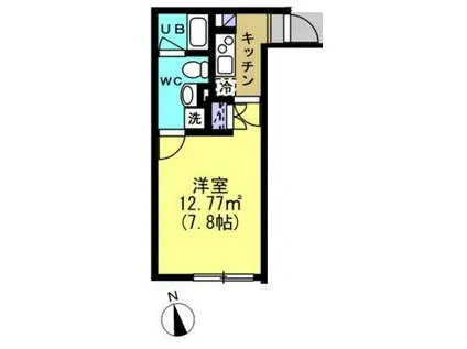 AR西川口(1K/3階)の間取り写真