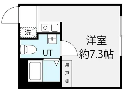 MAHALO RESIDENCE 東四つ木(ワンルーム/3階)の間取り写真