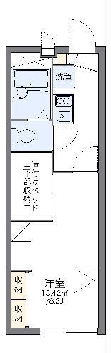 レオパレスフクチ(1K/1階)の間取り写真