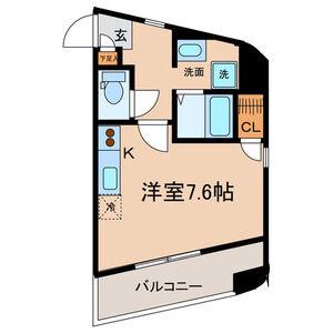 葵ビル(ワンルーム/6階)の間取り写真