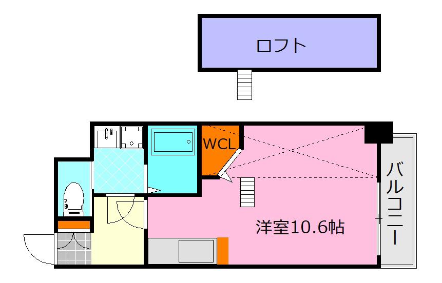 KATAYAMABLDG 20(ワンルーム/4階)の間取り写真