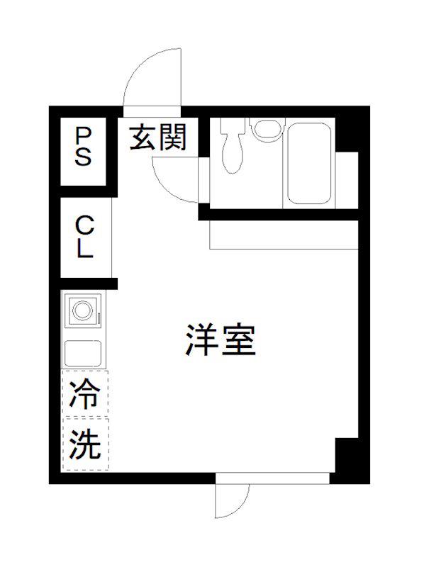 GRAND LATTICE SAYAMACHI(ワンルーム/5階)の間取り写真