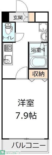 オアゾ桜台(1K/3階)の間取り写真