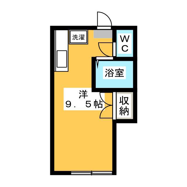 マルトミアパート02(ワンルーム/2階)の間取り写真
