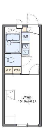 レオパレスサンピュアI(1K/1階)の間取り写真