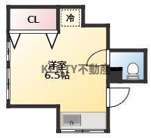 瀧口アパート(ワンルーム/1階)の間取り写真