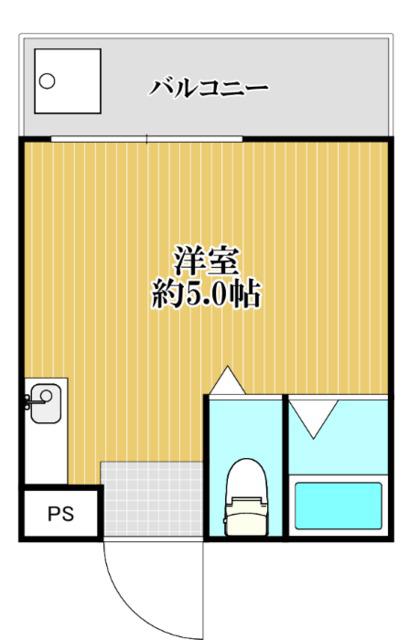 MAYFLOWER MANSION(ワンルーム/2階)の間取り写真