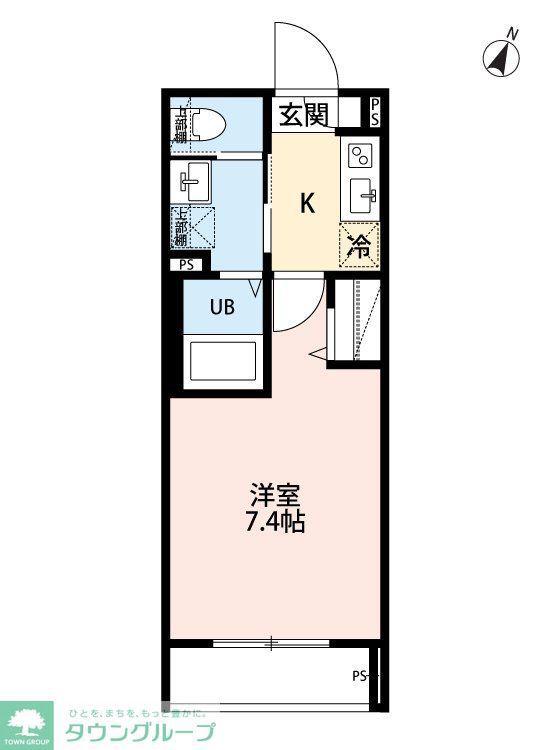 ROBOT HOME 西大宮VI(1K/3階)の間取り写真