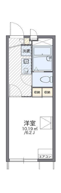 レオパレスニシスズラン(1K/2階)の間取り写真