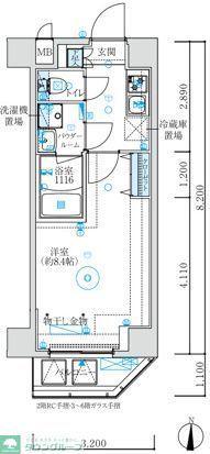 MAXIV練馬TRE(1K/5階)の間取り写真