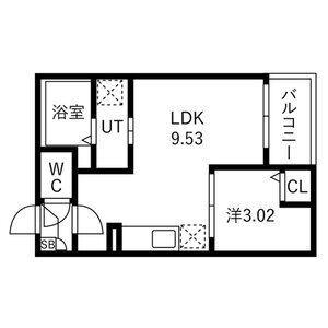 JACK HIGASHIMATSUYAMAII(1LDK/3階)の間取り写真